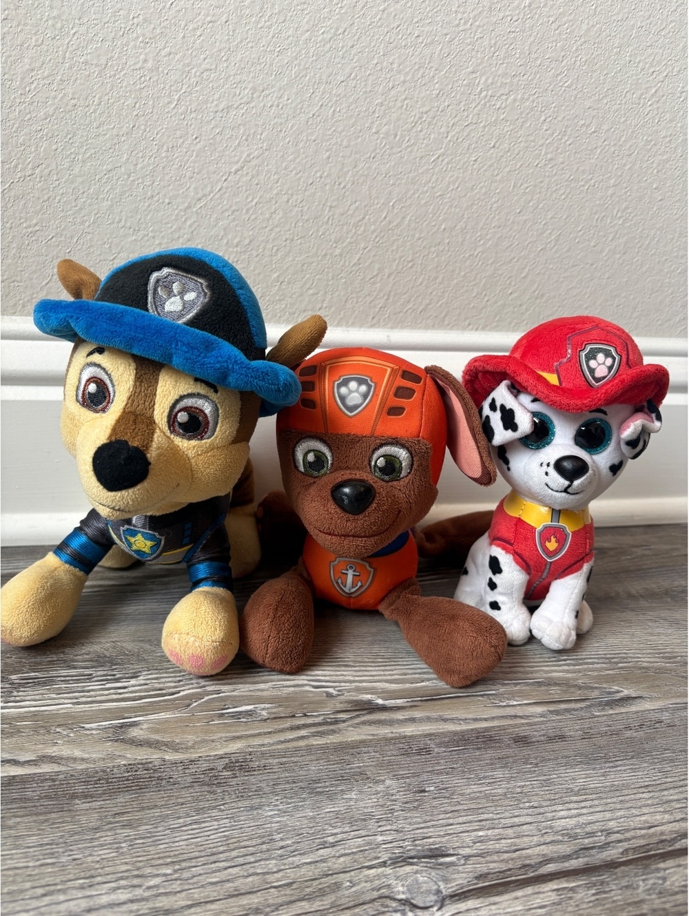PAW Patrol Plush Bundle – Chase, Zuma & Marshall – Lot of 3